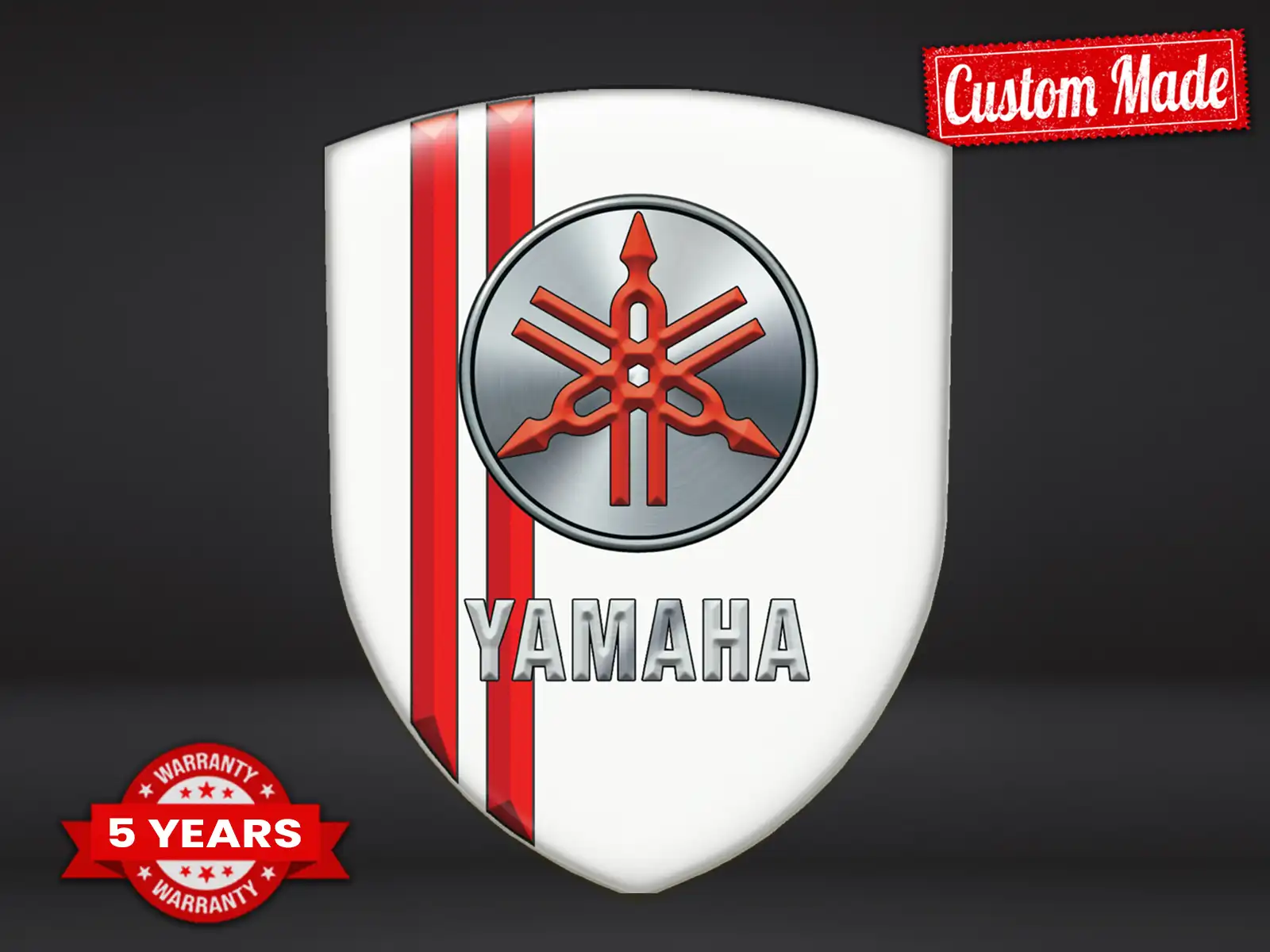 Yamaha Wasserfester Aufkleber Stern Design Anpassbar